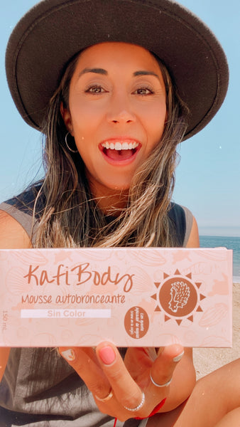 Mousse Autobronceante Transparente KAFI + Guante Aplicador de REGALO + envío GRATIS