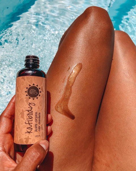 Aceite Bronceador Color Chocolate