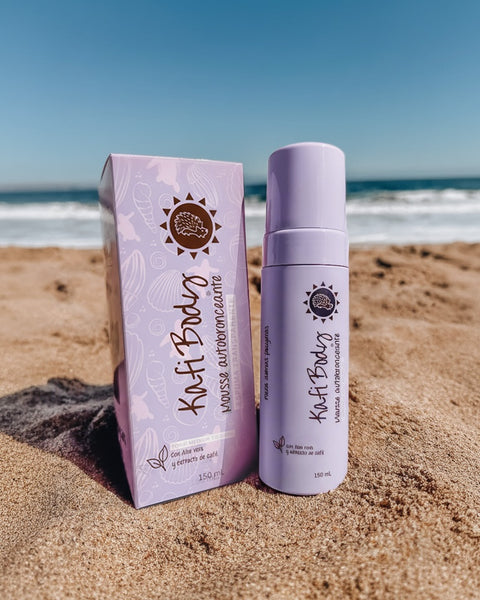 Mousse Autobronceante Transparente KAFI + Guante Aplicador de REGALO + envío GRATIS